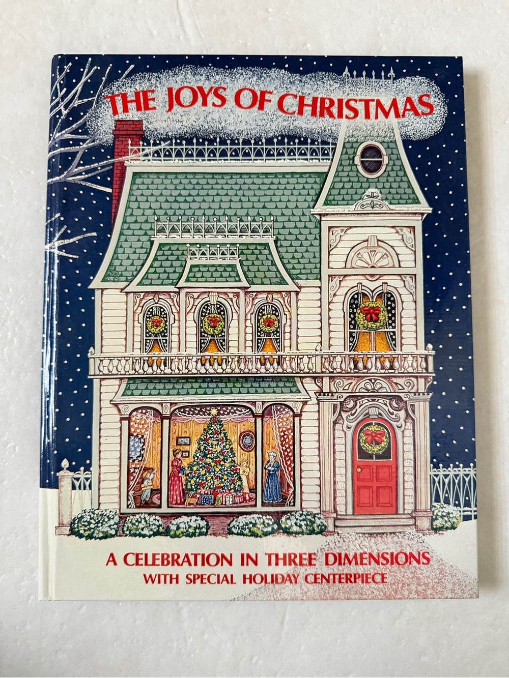 The Joys of Christmas A Celebration In 3D Pop Up Book by Cindy West Vintage 1985